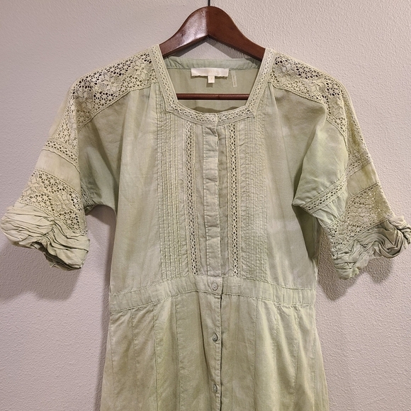 LoveShackFancy Edie Lace Green Maxi Dress - Picture 5 of 8